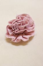 Broche de Linho Flor - Flavia Aranha