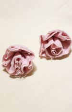 Brinco de Linho Flor - Flavia Aranha 