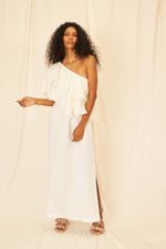 Vestido Gaze de Linho Marina - Flavia Aranha 