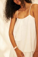 Vestido Gaze de Linho Céu - Flavia Aranha