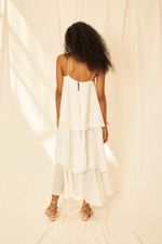 Vestido Gaze de Linho Céu - Flavia Aranha