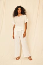 Blusa Gaze de Linho Carmem - Flavia Aranha