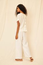 Blusa Gaze de Linho Carmem - Flavia Aranha