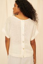 Blusa Gaze de Linho Carmem - Flavia Aranha