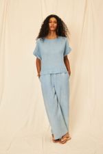 Blusa Gaze de Linho Carmem - Flavia Aranha 