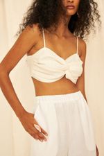 Top Cambraia de Linho Lila - Flavia Aranha 