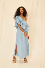 Vestido Gaze de Linho Marina - Flavia Aranha 