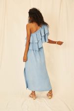 Vestido Gaze de Linho Marina - Flavia Aranha 