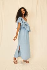 Vestido Gaze de Linho Marina - Flavia Aranha 