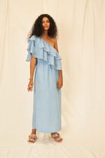 Vestido Gaze de Linho Marina - Flavia Aranha 