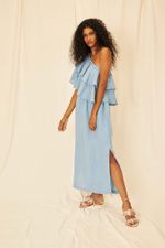Vestido Gaze de Linho Marina - Flavia Aranha 
