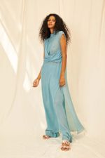 Vestido Chiffon de Seda Pietra - Flavia Aranha 