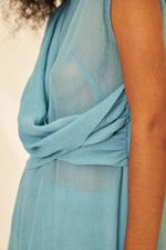Vestido Chiffon de Seda Pietra - Flavia Aranha 