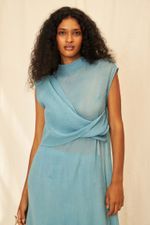 Vestido Chiffon de Seda Pietra - Flavia Aranha 