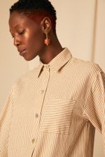 Chemise Listras Co Orgânico Jade