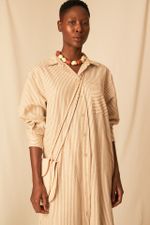 Chemise Listras Co Orgânico Jade