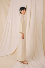 Vestido Longo Gola Alta Algodão Orgânico Danubia