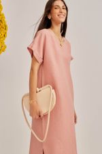 Vestido Midi Linho Carmen