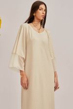 Vestido Manga Ampla Malha Greta