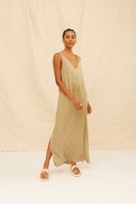 Vestido Regata Longo Seda Clo