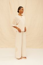 Calça Malha Mandala Crochê Olivia