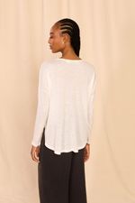 Blusa Manga Longa Malha Modal Lilian