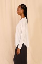 Blusa Manga Longa Malha Modal Lilian