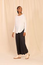 Blusa Manga Longa Malha Modal Lilian