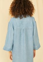Chemise Olga Gaze de Linho Índigo