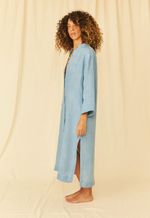 Chemise Olga Gaze de Linho Índigo