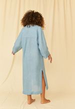 Chemise Olga Gaze de Linho Índigo