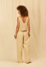 Calça Augusta Linho Areia