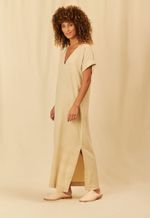 Vestido Lilia Modal Areia