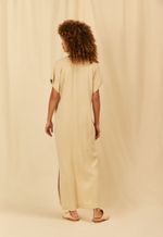 Vestido Lilia Modal Areia