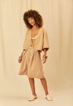 Blusa Ana Linho Bege