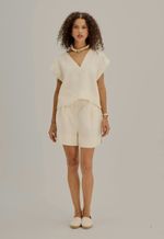 Blusa Olivia Linho Off White