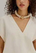 Blusa Olivia Linho Off White