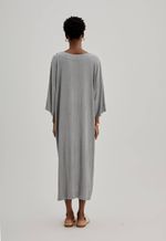 Vestido Gaia Textura Modal Chumbo