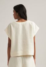 Blusa Olivia Linho Off White