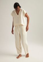 Blusa Olivia Linho Off White
