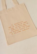 Ecobag Caixa de Leite Bazar do Tempo Algodão Orgânico FLIP
