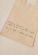 Ecobag Caixa de Leite Círculo de Poemas Algodão Orgânico FLIP