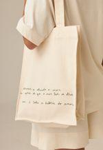 Ecobag Caixa de Leite Círculo de Poemas Algodão Orgânico FLIP
