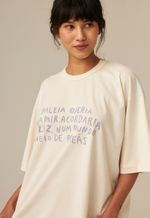 Camiseta Ampla Supersônica Algodão Orgânico FLIP