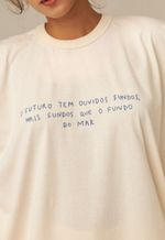 Camiseta Ampla  Fósforo Algodão Orgânico FLIP