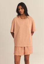 Shorts Flavia Cambraia de Linho Catuaba