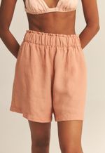 Shorts Flavia Cambraia de Linho Catuaba