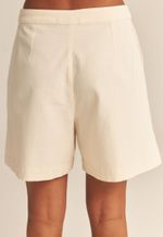 Shorts Augusta Algodão Orgânico Off White 