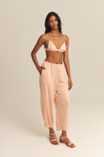 Calça Emma Seda Textura Catuaba
