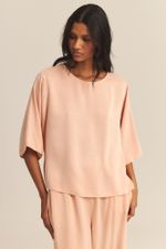 Blusa Nair Seda Textura Catuaba